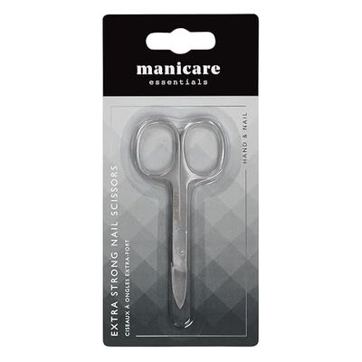 Manicare Ciseaux à ongles extra résistants avec lames de précision, acier inoxydable japonais de qualité chirurgicale, pour ongles durs, manucure et pédicure, grands anneaux pour les doigts
