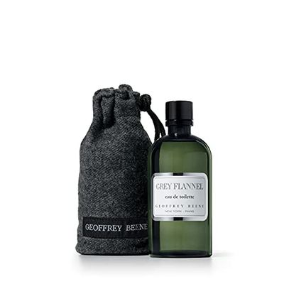 Geoffrey Beene, Grey Flannel, Eau de toilette pour Homme Senteur Boisée et Orientale, Fragrance Chyprée Verte Unique, Authentique et Sophistiqué, Avec trois notes de parfum, 240 ml