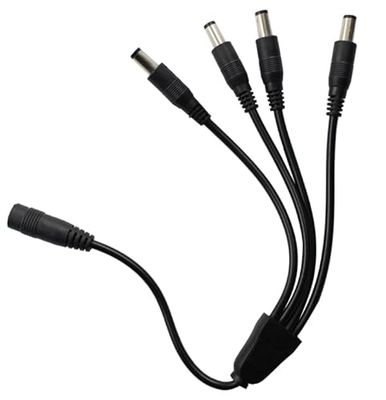 SMEDZ SMEDZ-4WAY-CCTV-DC-SPLITTER 4 Way CCTV DC Power Supply Splitter Cable