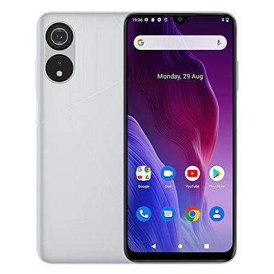 CUBOT P60 - Smartphone 6.5" HD+, 6GB e 128GB, Fotocamera 20 MP, Batteria 5000mAh, Android 12, Processore Octa Core, Colore Bianco