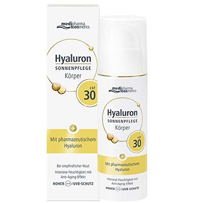 Medipharma Cosmetics Hyaluron Lsf50 - Crema solar para el cuidado del sol (antiedad y antiedad, 100 g)