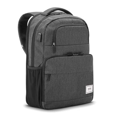 Solo New York Unisex's Re:Discover Laptop Backpack, Grey, Fits up to 15.6"
