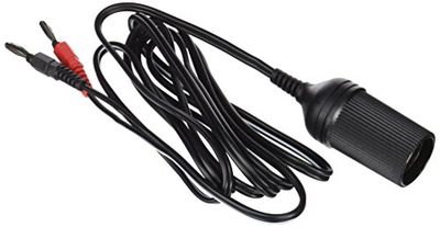Power Supplies 365203 Câble adaptateur prise allume-cigare vers 2 x bananenst, 1.8 m Longueur