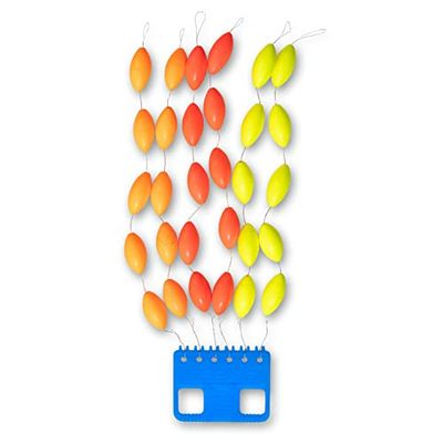 Zebco Premium Floater Accessoires de pêche Orange/Rouge/Jaune, L