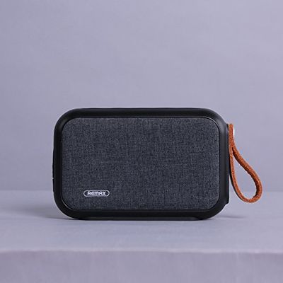 Remax Fabric Bluetooth-luidspreker, draagbaar, zwart