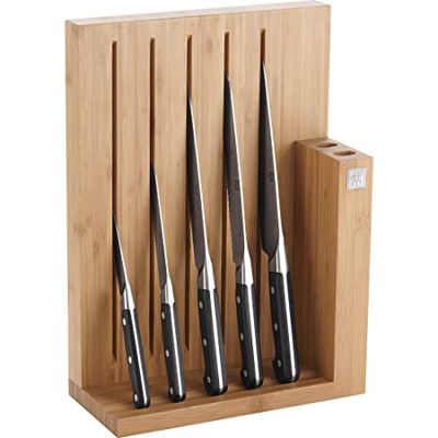 Zwilling 38438-000-0 Pro Bloc à Couteaux 6 Pièces Bambou