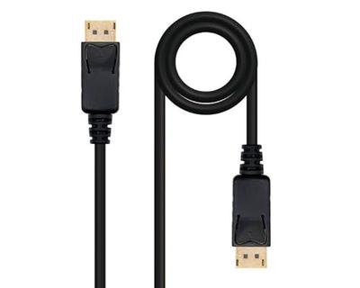 Watio Wave DisplayPort-kabel, 0,5 m, type DP/M naar DP/M, ideaal voor hoogwaardige audio- en videoverbindingen Compatibel met meerdere apparaten