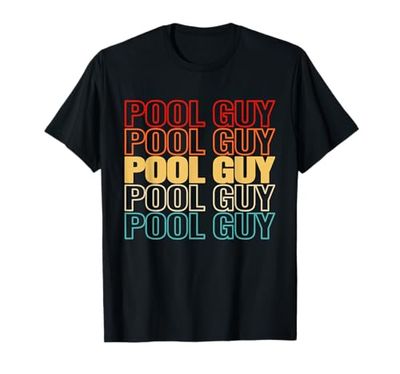 retrò Servizio di Pulizia Piscina Pulitore Piscina Ragazzo Maglietta
