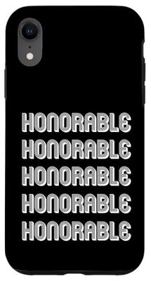 Onorevole-01 Custodia per iPhone XR