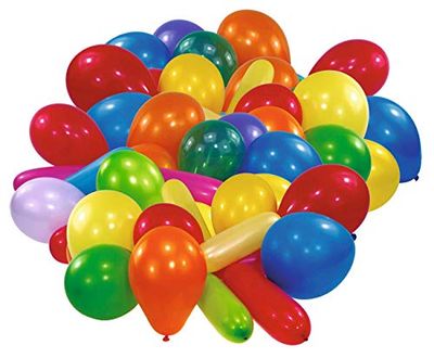 Amscan - 9196-10 Ballons Latex Formes - Coloris aléatoire