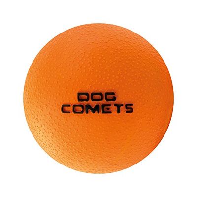 Dog Comets Ball Stardust Ø6 cm - Jouets pour Chien - Balle pour Chien - Caoutchouc Naturel - Orange - 1 pièce