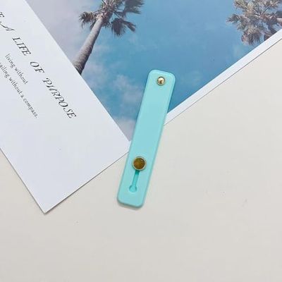 Anybase Support de poignée de téléphone Portable, Bande de préhension rétractable, Convient à la Plupart des Smartphones, Bleu Glacier