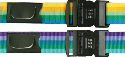 Azul de viagem, Multicolor (Multicolor), Correia para mochila