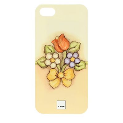 THUN - Cover da Donna Samsung SE Country con Fiori, TPU, 12,5x6x1 cm