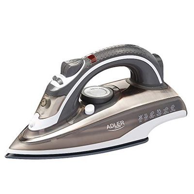 Adler AD-5030 stoomstrijkijzer, 3000 W, keramische zool, zelfreinigend, antikalk