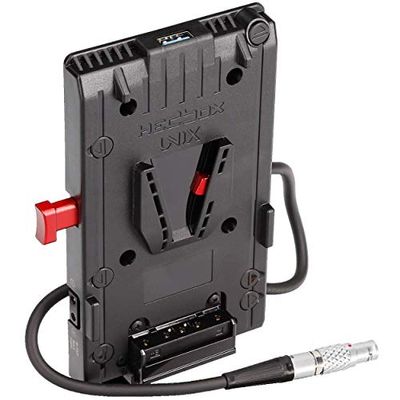 HEDBOX UNIX-1B4 - Piastra adattatore batteria V-Mount, 3x D-Tap e USB, per Canon C200, C300 MKII, C500