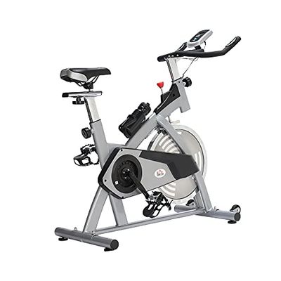 HOMCOM Bicicleta Estática de Ejercicio con Sillín Ajustable Manillar Regulable Fitness, Adultos Unisex, Multicolor (Multicolor), Talla Única