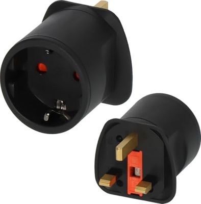 Brennenstuhl EU - GB Adaptateur secteur de voyage - Travel Adaptor Plug
