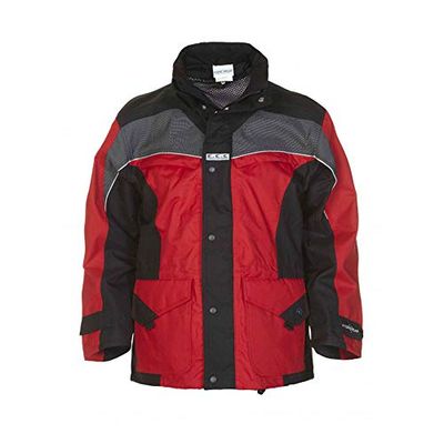 Hydrowear 04026014P Keulen gewoon geen zweet Parka, 100% polyester, medium size, rood/zwart