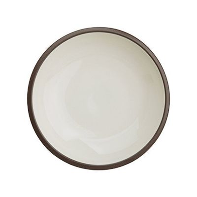 Avet Spain bord, diep, aardewerk, crèmekleurig, 23,5 x 23,5 x 4 cm, 6 stuks