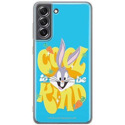 ERT GROUP mobiltelefonfodral för Samsung S21 FE originalt och officiellt licensierat Looney Tunes mönster Bugs 014 optimalt anpassad till formen på mobiltelefonen, fodral tillverkad av TPU-plast