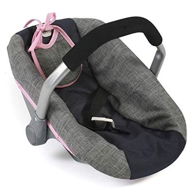 Bayer Chic 2000-bayer Siège Auto pour poupée, 708 26, Gris/Bleu Marine, 45 x 31 x 32 cm