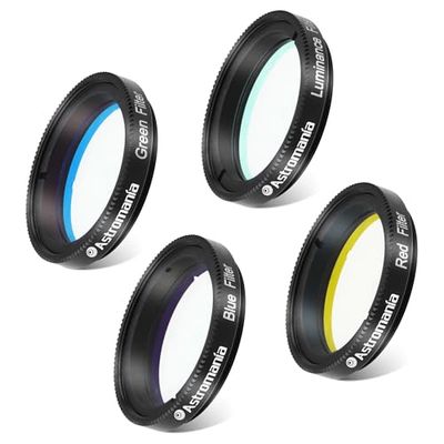 Astromania Deluxe Telescope LRGB 1.25 Inch Filter Set - Dai risultati astrofotografici mozzafiato