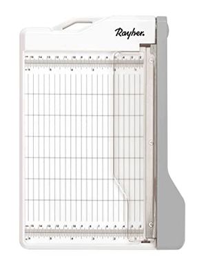 Rayher 29209000 Guillotine Paper Cutter, Portable Paper Tri mmer for Cardmaking, Scrapbooking and Papercrafts, 21.6 cm