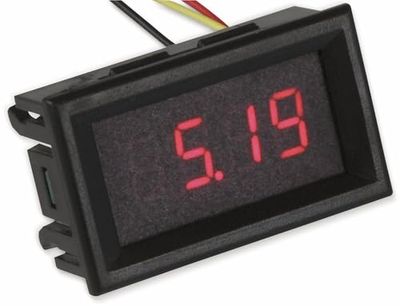 Joy-IT com-vm433 VM433 Inbouwmeter, digitale voltmeter, 4 digit