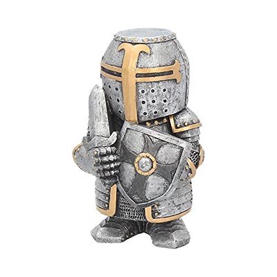 Nemesis Now Figurka Sir Defendalot 11 cm srebrna, żywica, jeden rozmiar
