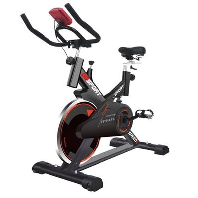 GOVITA Cyclette da Camera PROFESSIONALE Allenamento Spin Bike Professionale AEROBICO Home Trainer_Volano 16kg_Bici da Fitness_Allenamento Spinning Bike Cyclette AEROBICO Home Trainer, Bici da Fitness
