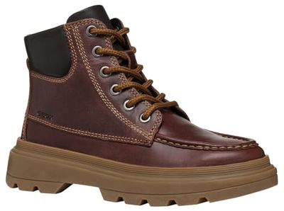 Geox J KIDDARTAH BOY C enkellaars, koffie, 0 UK, Koffie, 0 UK