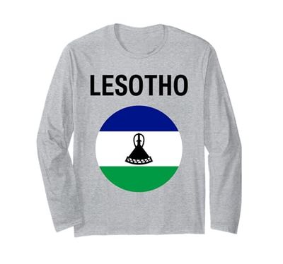 Bandera de Lesotho moderna Manga Larga