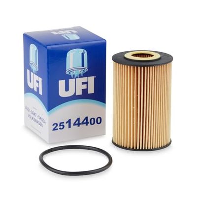 UFI Filtro de óleo 25.144.00, filtro de óleo de substituição, adequado para carros, adequado para modelos BMW e BMW Alpina