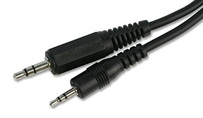 Pro Signal PSG00477 3.5mm to 2.5mm Stereo Jack Plug to Plug Lead, 1.5m, Black