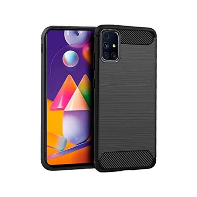 Cool beschermhoes voor Samsung M317 Galaxy M31s Carbon Black