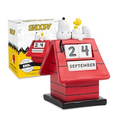 Grupo Erik: Calendario Snoopy 3D | Calendario Famiglia Snoopy, Calendario da Tavolo Perpetuo Snoopy, 9,5 x 15 x 11 cm, Snoopy Peanuts Gadget Casa, regalo Snoopy