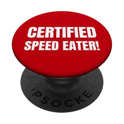 Comedor de velocidad certificado! Divertido Comedor de velocidad competitivo PopSockets PopGrip Adhesivo