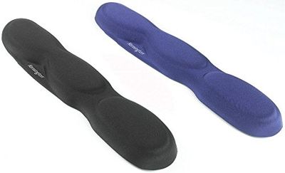 Kensington Ergonomic Comfort Foam Keyboard Wrist Rest with Wrist Support Pad - 458 x 36 x 85 mm - Blue (64270)