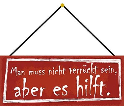 Schatzmix Tin-Plate Sign, Sheet metal, Multicoloured, 27x10 cm