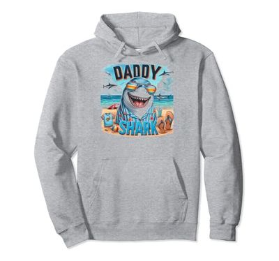 Divertida camiseta Daddy Shark Shark Family Shark con tiburones a juego con papá Sudadera con Capucha