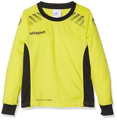 Uhlsport Goal Maglietta da Portiere a Maniche Lunghe, Uomo, Uomo, Goal, Giallo Fluo/Nero