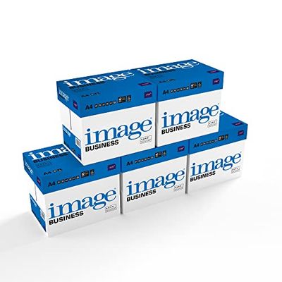 Image Business - Papier multifonction Blanc CIE161 80 g/m² A4 - Lot de 5 cartons - 25 ramettes de 500 feuilles - 12.500 feuilles