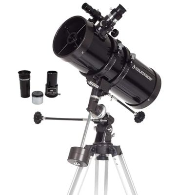 Celestron 21049 Telescopio riflettore PowerSeeker 127EQ, nero