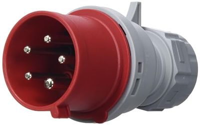 as - Schwabe 60461 Enchufe CEE con inversor de fase, 32 A, enchufe de 400 V