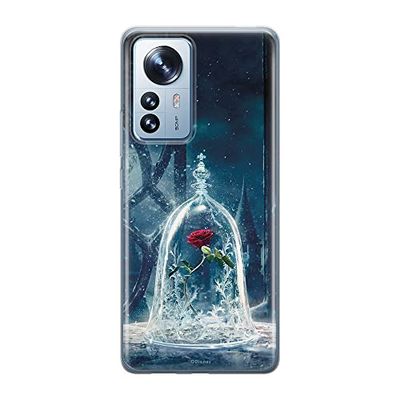 ERT GROUP mobiel telefoonhoesje voor Xiaomi 12 / 12X origineel en officieel erkend Disney patroon Beauty and the Beast 002 aangepast aan de vorm van de mobiele telefoon, hoesje is gemaakt van TPU