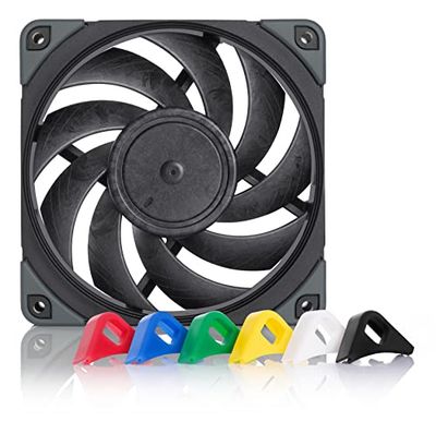 Noctua NF-A12x25 PWM chromax.black.swap, Ventola Silenziosa di Qualità Premium, 4-Pin (120 mm, Nero)