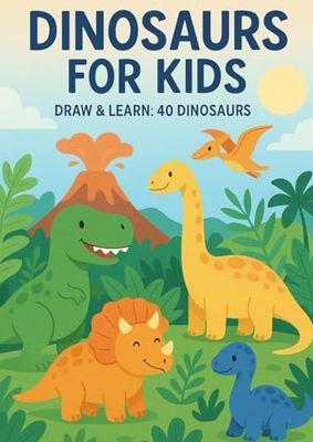 Dinosours for kids: Draw and Learn