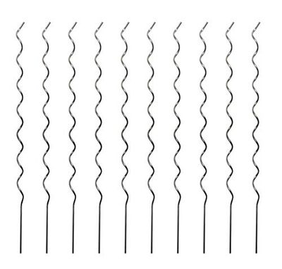 Windhager Lot de 10 Tuteurs spiralés en Aluminium 10 x 056414