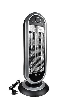 Güde Infrarood warmtestraler GIH 900 (900 W verwarmingsvermogen, 2 warmtestanden (450/900 W) met of zonder oscillatie, 20 m³ max. ruimteverwarmingsvermogen, koolstofverwarmingselementen, grote voet &